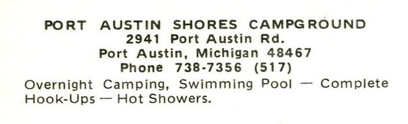 Duggans Family Campground (Port Austin Shores Campground) - Vintage Postcard